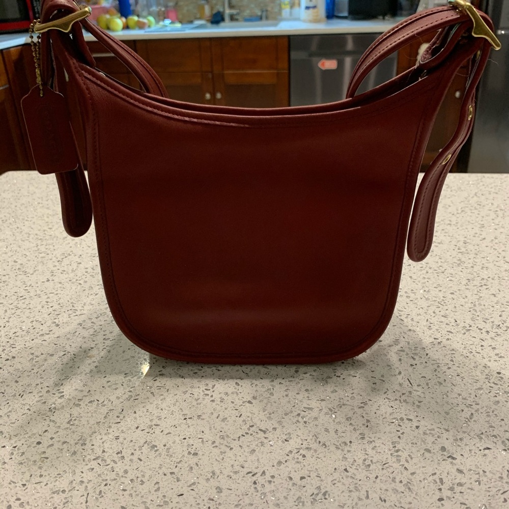 leather coach purse